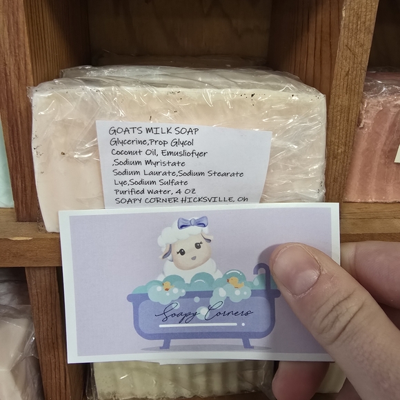 Rosemary & Mint Goat Milks Bar Soap - Picture 2 of 2